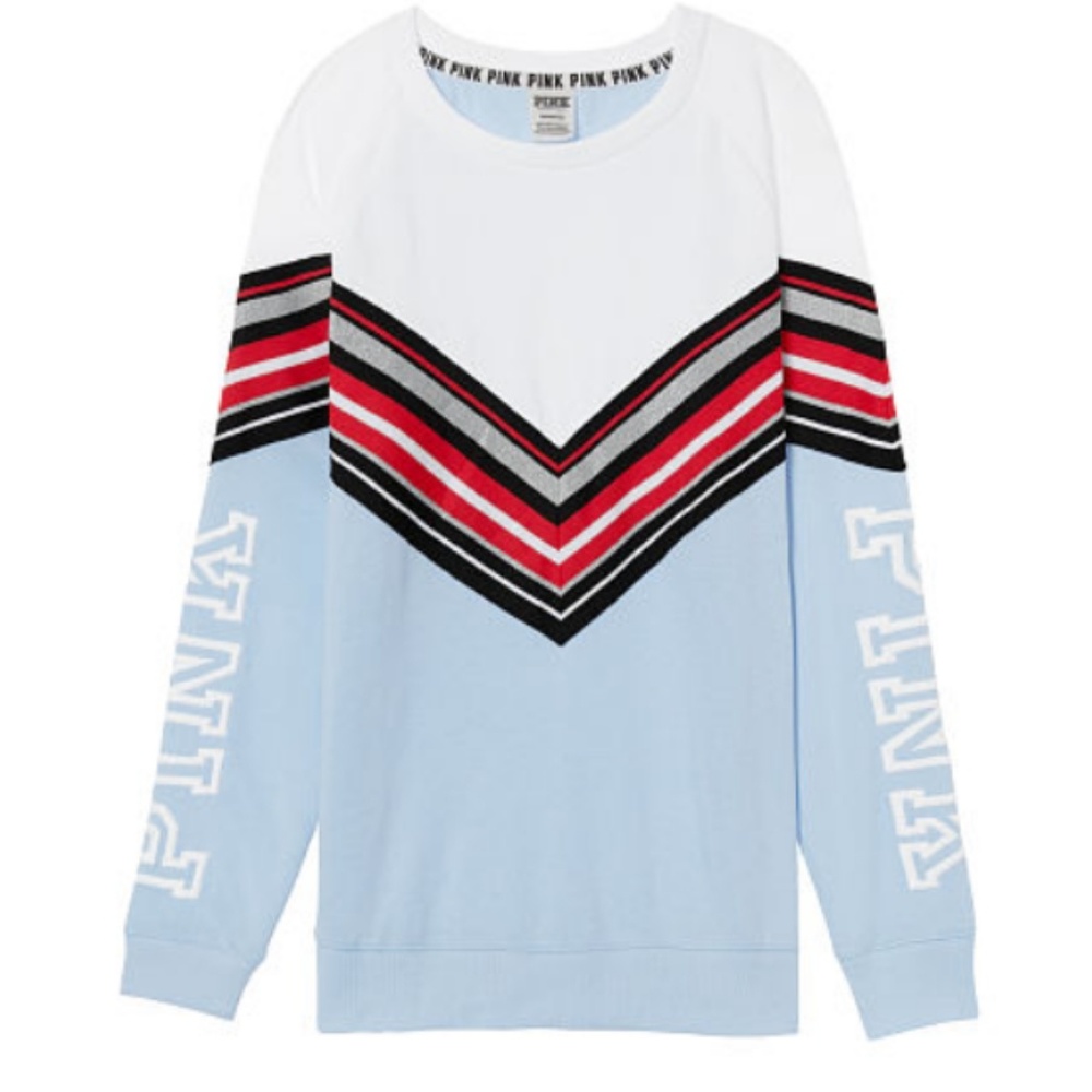 *SOLD VS PINK Varsity Campus Crew - Picture 1 of 2